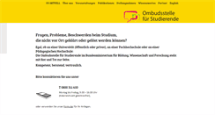 Desktop Screenshot of hochschulombudsmann.at